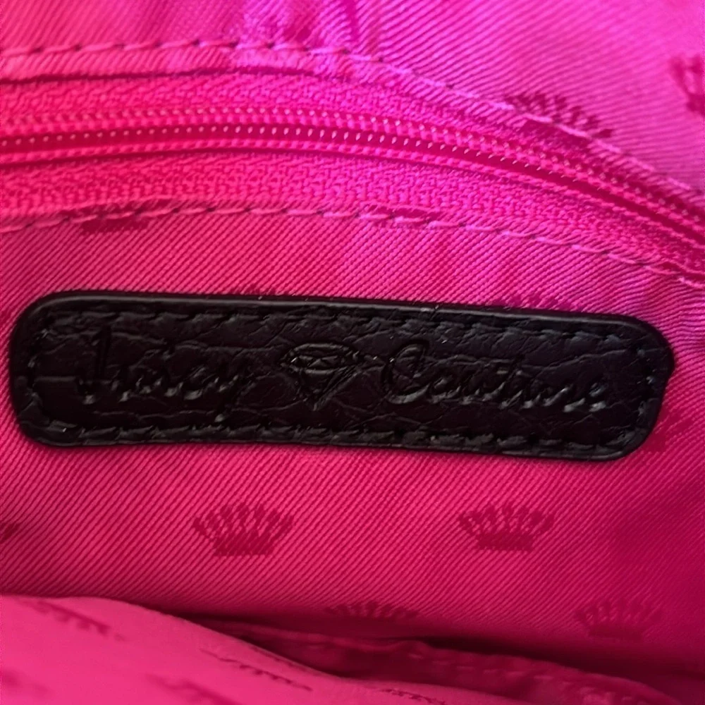 Juicy Couture Black and Purple Zebra‎ Print Wristlet